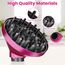 Xaosin Diffusor Aufsatz für Dyson Airwrap HS01 HS03 HS05, Diffuser Haare Locken Tragbarer Diffusordüse Haardiffusor-Aufsatz, Umwandlung für Airwrap Curling Styler in Einen Haartrockner Rosenrot