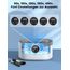 Ultraschallreinigungsgerät Ultraschallreiniger 600ml Ultraschallbad Ultrasonic Cleaner Mit 5 Zeitfunktionen für Brille Schmuck Uhren