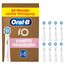 Oral-B iO Sanfte Reinigung Aufsteckbürsten — ORIGINAL Zahnbürstenaufsatz für Elektrische Oral-B iO Zahnbürsten — Ersatzbürsten, Bürstenköpfe für empfindliches Zahnfleisch & Zähne — Weiß, 8 Stück