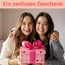 ZUFIO Lustiges Beste Freundin Geschenke mit Geisterfreundinnen-Spruch Kosmetiktasche, Geschenk Freundin Geburtstag, Personalisierte Geschenke Frauen
