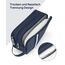 Carttiya Kulturbeutel Herren Reise Kosmetiktasche Wasserabweisende Waschtasche Toilettentasche Makeup Cosmetic Bag Waschbeutel Großer Stauraum Kulturtaschen Toiletry Bag (Blau, 5.51L)