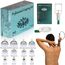 Uplife Schröpfgläser mit Vakuumpumpe - Schröpfset mit 12 Gläsern für Schröpfen & Cupping Therapie - Schröpfgerät & Massage Set Physiotherapie Zubehör - Cupping Set