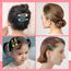 50 Stück Haarspangen Mädchen, 5cm Metall Klein Haarklammer Bunte Hair Clip für Kinder Mädchen Damen, mit Box