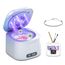Ultraschallreinigungsgerät 50000hz Mit 6 UV-Licht & 4 Modes,Ultraschallreinigungsgerät Zahnschiene,340ml Ultraschallreiniger Für Zahnersatz,Retainer,Aligner,Prothesen,Zahnbürstenkopf,Schmuck