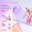 Makartt UV Lampe für Gelnägel - Gooseneck UV Lampe Nägel Cordless, Rechargeable USB 39W Dryer LED Lamp with Auto Sensor 4 Timer Settings, Fast Curing für 3D Nail Art Polish(Lila)
