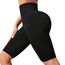 Deedlite Anti Cellulite Leggings 3D Kompression Kurz Damen, Bequeme Kompressionsleggins Lipödem, Push Up Scrunch Für Sport (Kurz, Schwarz, M)