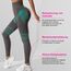 Cellumove 3D Leggings Anti Cellulite Kompression Damen, Bequeme Kompressionsleggins Lipödem, Push Up Scrunch Für Sport (Schwarz, M)