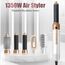 Anluomania Airstyler & Haartrockner 1350W, Hairstyler set mit Föhn110000 U/Min, Föhnbürste mit Auto Lockenstab, Warmluftbürste, Glättbürste, Airflow-Styling für Haar Volumen, Glätten,Locken und Föhnen
