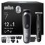Braun Bundle mit All-in-One Series 7, 12-in-1 Multigroom Kopf und Körper, 120 Min Akku, 14 Längen (3–21 mm), Wasserdicht, AIO7545, Grau + Series XT3 Gesicht & Körper, Wasserdicht, XT3200, Schwarz