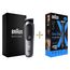 Braun Bundle mit All-in-One Series 7, 12-in-1 Multigroom Kopf und Körper, 120 Min Akku, 14 Längen (3–21 mm), Wasserdicht, AIO7545, Grau + Series XT3 Gesicht & Körper, Wasserdicht, XT3200, Schwarz