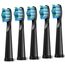 Teeteck 5er Fairywill Ersatzbürsten Passen für Fariywill D7/D8/FW-507/FW-508/FW-551/FW515/2011/917/959-Schwarz