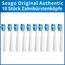 10 Stück Ersatzbürsten kompatibel mit Fairywill D7/D8/FW507/FW508/FW551/FW2011/FW917/FW959/FW515/Seago SG-E9 Elektrische Zahnbürste Weiche Borsten Ersatzkopf (Weiß 10)