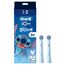 Oral-B iO Kids 6+ Disney Stitch Aufsteckbürsten — ORIGINAL Zahnbürstenaufsatz, Bürstenköpfe für Oral-B iO Kids Elektrische Zahnbürste für Kinder ab 6 Jahren — Blau, 2 Stück