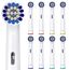 8 Stück Aufsteckbürsten Ersatz-Zahnbürstenköpfe Kompatibel mit Braun Oral B Elektrische Zahnbürsten Ersatzbürsten Professional Care 500 1000 2000 2500 3000 und Vitality Pro Smart Genius (Weiß)