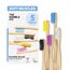 The Humble Co. Bambus-Zahnbürsten (5er-Pack) Weiche borsten - Zahnbürsten für professionelle Mundpflege, Zahngesundheit und Zahnfleischpflege, BPA-frei