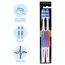 REACH Essential Care Interdental Mittel Zahnbürste, Doppelpack x 12, voller Kopf Medium Toothbrush Soft Borsten Handzahnbürsten, Vielzahl von Farben Multipack, Täglich Oral Emaille Zahnpflege