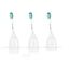 Philips Sonicare HX7023/64 Original E-Serie Aufsteckbürsten 3 Bürstenköpfe Weiß