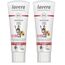 lavera Zahncreme Kids FLUORIDFREI - ohne Farbstoffe - schützt Milchzähne - mild-fruchtig - Bio Calendula & Calcium - Vegan - 75 ml (Packung mit 2)