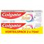 Colgate Zahnpasta Total Original 2x75ml – Zahnreinigung für einen gesunden Mund und 12 Stunden proaktiven Zahnschutz* – reinigt Zähne, Zahnfleisch, Wangen und Zunge