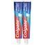Colgate Maximum Caries Protection Zahnpasta mit Fluor, 2 Stück x 75 ml, Zahnpasta gegen Karies, Kalziumformel, die zwischen die Zähne eindringt, den Atem erfrischt, angenehmer Minzgeschmack