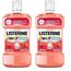 LISTERINE SMART RINSE 500ML (Packung mit 2) - Fluoridhaltig, Alkoholfrei, Zuckerfrei - Kinder 6+