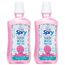 Spry Xylitol Mundspülung ohne Fluorid mit Zahnschmelz-Schutz – Sanfte, natürliche Bubble-Gum - 473 ml (2er-Pack)