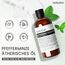 Pfefferminzöl 100ML, MUNUSNA Ätherisches Öl Pfefferminze Reines Natürlich, Sauna Aufguss, Ätherische Öle für Diffusor, Frische Luft, Duftöl für Seife, Kerzen, Peppermint Oil