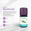 Baldini Bio Rosmarinöl 5ml - 100% Naturreines Ätherisches Öl - Lebensmittelqualität - Vegan - für Speisen, Getränke & Aroma Diffuser - aus Marokko