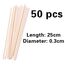 50 Stück Duftstäbchen Nachfüllpack,Reed Diffuser Sticks,Rattanstäbchen Für Raumduft,Stäbchen Für Raumduft,Holzstäbchen Für,Ersatz Duft Stäbe Für Büro,Zuhause,25cm x 3mm