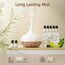 ASAKUKI 300ml Aroma Diffuser, Ultraschall Luftbefeuchter mit 8 * 10ml Ätherische Öle Set Diffusor, 14 Farben LED, 23dB Cool Mist Raumbefeuchter, Yoga, SPA, Zuhause Gelb