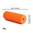 BLACKROLL® MINI FLOW Faszienrolle (15 x 5 cm), kleine Fitness-Rolle mit geriffelter Oberfläche, handliche Massagerolle für unterwegs, im Büro & Fitnessstudio, mittlere Härte, Made in Germany, Orange