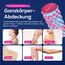 Body & Mind® Faszienrolle Massage-Rolle Fitnessrolle Sportrolle Therapierolle; Faszien-Training am Oberkörper, Nacken, Rücken, Beine, Waden & allen anderen Muskelgruppen; 33 x 14,5 cm; Pink-Blau