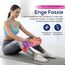 Body & Mind® Faszienrolle Massage-Rolle Fitnessrolle Sportrolle Therapierolle; Faszien-Training am Oberkörper, Nacken, Rücken, Beine, Waden & allen anderen Muskelgruppen; 33 x 14,5 cm; Orange-Lila