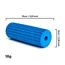 BLACKROLL® MINI FLOW Faszienrolle (15 x 5 cm), kleine Fitness-Rolle mit geriffelter Oberfläche, handliche Massagerolle für unterwegs, im Büro oder Fitnessstudio, mittlere Härte, Made in Germany, Azur
