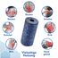 EVEREST FITNESS Faszienrolle Wirbelsäule 30 cm mittel-hart in schwarz/blau inkl. Booklet - Professionelle Faszien Rolle für Rücken - Foam Roller - Massagerolle - Fitness Rolle - Yoga Massageroller
