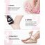 PRITECH Elektrischer Hornhautentferner Fußpflege Hornhaut Entfernen wiederaufladbar Pediküre Hornhautfeile Callus Remover (Weiß) (Schwarz)