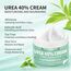 Urea Creme 40 prozent 250 Gramm || Hornhautentferner Fußcreme, Handcreme, Bodylotion mit Hyaluronsäure, Teebaum und Aloe Vera für tiefe Feuchtigkeit, Kallusentferner und Erweichung
