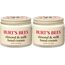 Burt's Bees® 99% natürliche feuchtigkeitsspendende Mandel- und Milch-Handcreme — 56,6 Gramm Glas (Packung mit 2)