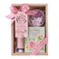 Accentra – Badeset Frauen Geschenkset I DREAM OF FLOWERS in schöner Geschenkbox – 3-teiliges Pflegeset mit Handcreme, Körperbutter und Badesalz – Geschenk Set zum Valentinstag & Muttertag