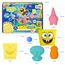 INKEE Geschenkbox SPONGE BOB Badeset 7 Badezusätze, SpongeBob Schwammkopf Badekugeln & Badesalz Kinder mit Avocado Öl + Accessoire - spielzeug ab 3 jahre