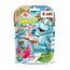 INKEE FUN BEACH | Badekugel Kinder mit Überraschung, Badebombe Kinder mit Hippo Stempel, Mit Mangobutter & Wassermelone-Duft