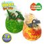 INKEE SURPRISE DINO | Badekugeln Kinder mit Überraschung , Ei-Form Badebombe 100g mit Dinosaurier Figuren , Apple Ice Tea Aroma