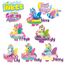INKEE Toys Magic Bath Galupy Unicorn – 6er-Set Badespielzeug für Kinder – Squishy Einhörner Badetiere mit Farbwechsel & Spritzfunktion