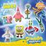 INKEE SpongeBob 3er Pack - Badebomben Kinder mit Überraschung - SpongeBob Schwammkopf Figuren zum Sammeln - 3x Badekugeln 80g mit Burgergummi-Aroma und Jojobaöl, Türkis oder Gelb