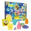 INKEE Geschenkbox SPONGE BOB Badeset 7 Badezusätze, SpongeBob Schwammkopf Badekugeln & Badesalz Kinder mit Avocado Öl + Accessoire - spielzeug ab 3 jahre