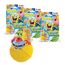 INKEE SpongeBob 3er Pack - Badebomben Kinder mit Überraschung - SpongeBob Schwammkopf Figuren zum Sammeln - 3x Badekugeln 80g mit Burgergummi-Aroma und Jojobaöl, Türkis oder Gelb