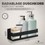 LIEBHEIM Duschablage Ohne Bohren - Badregal - Badezimmer Organizer - Duschregal - Bad Organizer - Badezimmer Regal - Duschregal Ohne Bohren - Bathroom Organizer - Bad Regal - Duschkorb - Shower Shelf