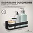 LIEBHEIM Duschablage Ohne Bohren - Badregal - Badezimmer Organizer - Duschregal - Bad Organizer - Badezimmer Regal - Duschregal Ohne Bohren - Bathroom Organizer - Bad Regal - Duschkorb - Shower Shelf