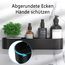 Qeekzeel Duschablage Ohne Bohren Duschregal Duschkorb Organizer Nagelfrei Selbstklebend Space Aluminum Kein Schaden Wandhängend Matte Finish Für Badezimmer Küche