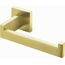 HITSLAM Gold Toilettenpapierhalter Messing Gebürstet mit Bohren Edelstahl 304 Klopapierhalte für Küche und Badzimmer Toilette Toilettenpapier Quadrat WC Papier Halterung Rostfrei Klopapierhalter